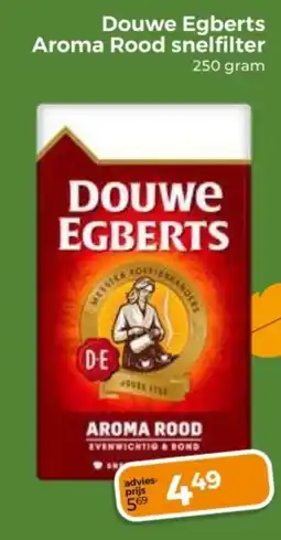 Trekpleister Douwe egberts aroma rood snelfilter aanbieding