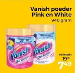 Trekpleister Vanish poeder pink en white aanbieding