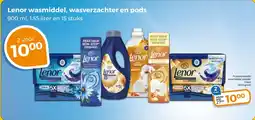 Trekpleister Lenor wasmiddel wasverzachter en pods aanbieding