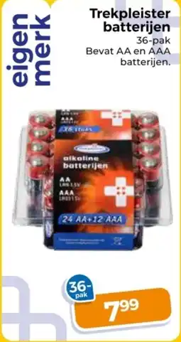 Trekpleister Trekpleister batterijen aanbieding