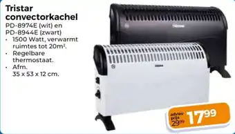 Trekpleister Tristar convectorkachel aanbieding