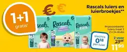 Trekpleister Rascals luiers en luierbroekjes aanbieding