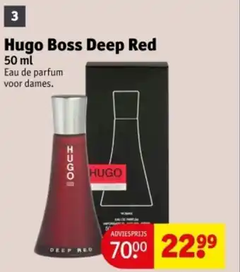 Kruidvat Hugo Boss Deep Red aanbieding