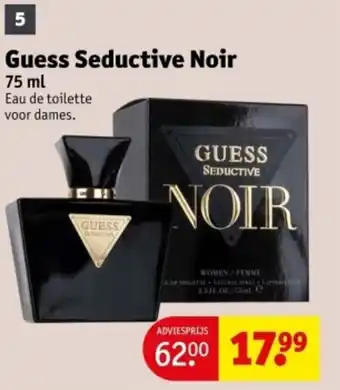 Kruidvat Guess Seductive Noir aanbieding