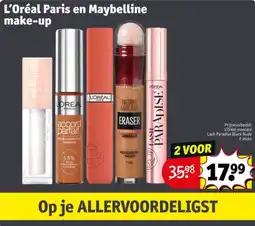 Kruidvat L'Oréal Paris en Maybelline make-up aanbieding