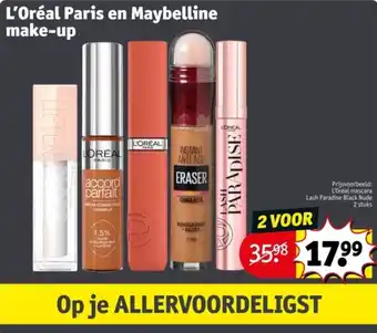 Kruidvat L'Oréal Paris en Maybelline make-up aanbieding
