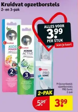 Kruidvat Kruidvat opzetborstels aanbieding