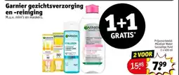 Kruidvat Garnier gezichtsverzorging en reiniging aanbieding
