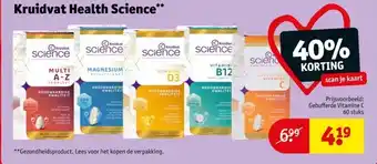 Kruidvat Kruidvat Health Science aanbieding