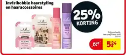 Kruidvat Invisibobble haarstyling en haaraccessoires aanbieding