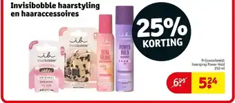 Kruidvat Invisibobble haarstyling en haaraccessoires aanbieding