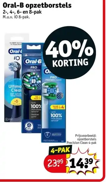 Kruidvat Oral-B opzetborstels aanbieding