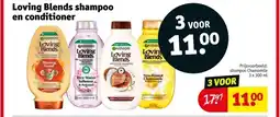 Kruidvat Loving Blends shampoo en conditioner aanbieding
