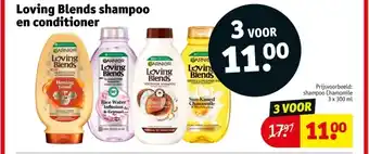 Kruidvat Loving Blends shampoo en conditioner aanbieding
