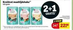 Kruidvat Kruidvat maaltijdshake aanbieding
