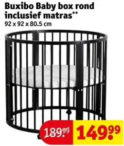 Kruidvat Buxibo Baby box rond inclusief matras aanbieding