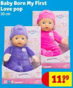 Kruidvat Baby Born My First Love pop aanbieding