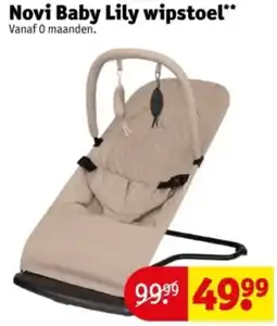 Kruidvat Novi Baby Lily wipstoel aanbieding