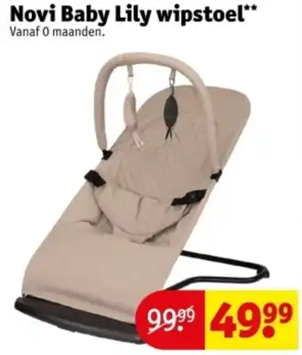 Kruidvat Novi Baby Lily wipstoel aanbieding