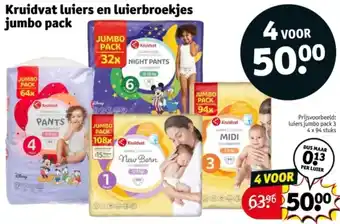 Kruidvat Kruidvat luiers en luierbroekjes jumbo pack aanbieding