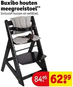 Kruidvat Buxibo houten meegroeistoel aanbieding