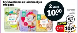 Kruidvat Kruidvat luiers en luierbroekjes mid pack aanbieding