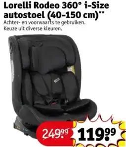 Kruidvat Lorelli Rodeo 360° i-Size autostoel aanbieding