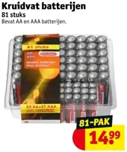 Kruidvat Kruidvat batterijen aanbieding