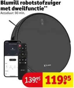 Kruidvat Blumill robotstofzuiger met dweilfunctie aanbieding