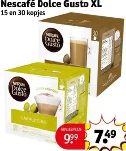 Kruidvat Nescafé Dolce Gusto XL aanbieding