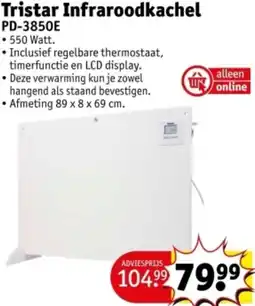 Kruidvat Tristar Infraroodkachel PD3850E aanbieding