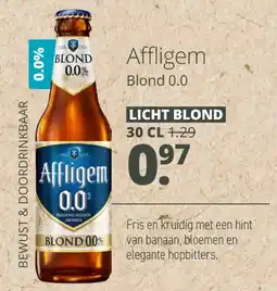 Mitra Affligem blond 0.0 aanbieding