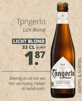 Mitra Tongerlo lux blond aanbieding