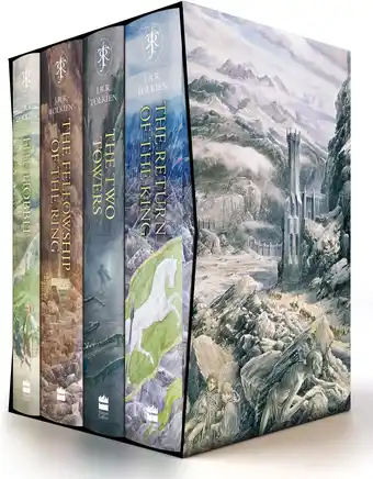 Amazon The Hobbit & The Lord of the Rings Boxed Set: Illustrated edition aanbieding