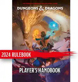 Amazon D&D RPG PLAYERS HANDBOOK HC: Players Handbook Hard Cover (2024) aanbieding