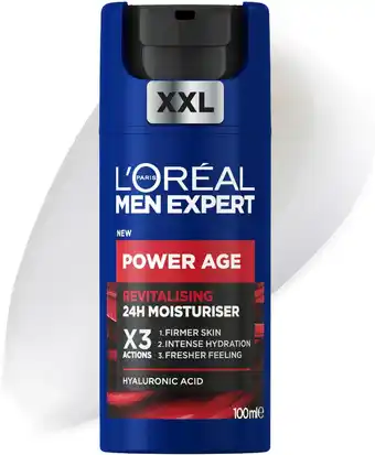 Amazon L'Oréal Paris Men Expert Power Age Anti-Age Crème – 100 ml aanbieding