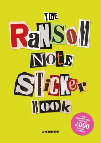 Amazon The Ransom Note Sticker Book: Thousands of letters for your anonymous messages aanbieding