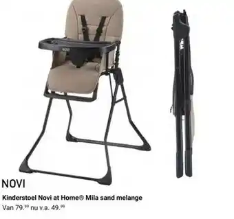 Van Asten BabySuperstore Kinderstoel Novi at Home Mila sand melange aanbieding