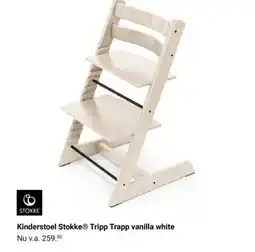 Van Asten BabySuperstore Kinderstoel Stokke Tripp Trapp vanilla white aanbieding