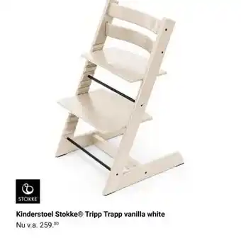 Van Asten BabySuperstore Kinderstoel Stokke Tripp Trapp vanilla white aanbieding