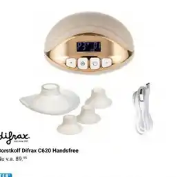 Van Asten BabySuperstore Borstkolf Difrax C620 Handsfree aanbieding