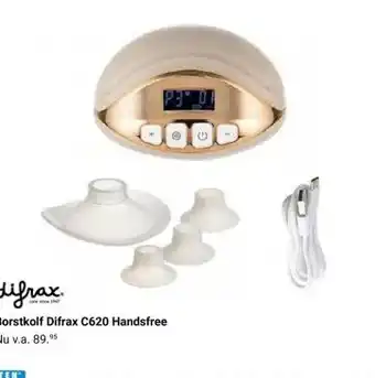 Van Asten BabySuperstore Borstkolf Difrax C620 Handsfree aanbieding