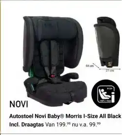 Van Asten BabySuperstore Autostoel Novi Baby Morris I-Size All Black aanbieding