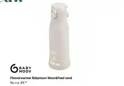 Van Asten BabySuperstore Flesverwarmer Babymoov Moov&Feed sand aanbieding