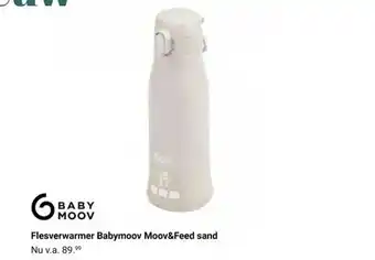 Van Asten BabySuperstore Flesverwarmer Babymoov Moov&Feed sand aanbieding