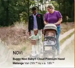 Van Asten BabySuperstore Buggy Novi Baby Cloud Premium Hazel Melange aanbieding