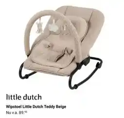 Van Asten BabySuperstore Wipstoel Little Dutch Teddy Beige aanbieding