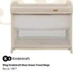 Van Asten BabySuperstore Wieg Kinderkraft Moon Dream Travel Beige aanbieding