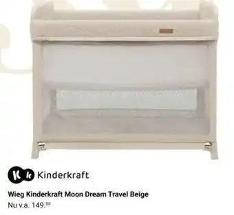 Van Asten BabySuperstore Wieg Kinderkraft Moon Dream Travel Beige aanbieding