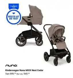 Van Asten BabySuperstore Kinderwagen Nuna MIXX Next Cedar aanbieding